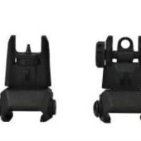 ATI Tactical Flip Up Front & Rear Back Up Sight - Polymer