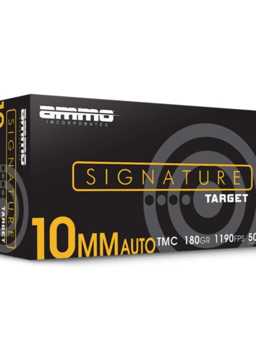 Ammo Inc. Signature Handgun Ammunition 10mm Auto 180gr TMC 1190 50/ct