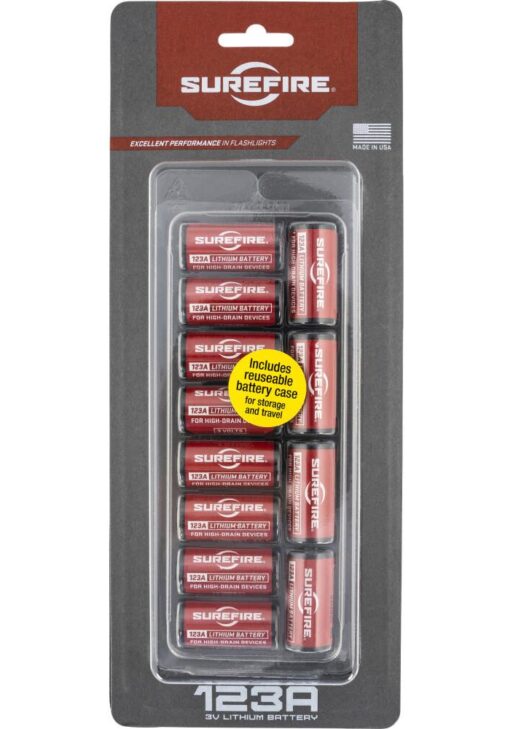 Surefire SF123A Batteries 12/ct Clamshell
