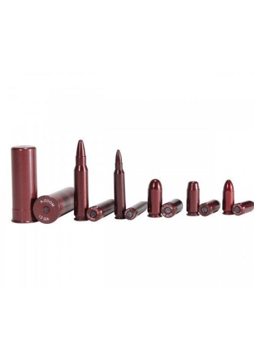 A-Zoom Metal Snap Caps Variety Pack Military/LE 2 each 9mm .40 .45 .223 .308 12GA