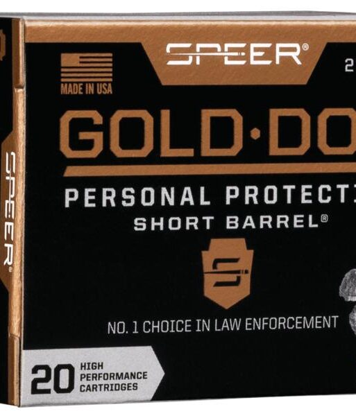 Speer Gold Dot Short Barrel Handgun Ammunition .40 S&W 180 gr HP 950 fps 20/ct