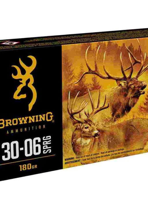 Browning Max Point Rifle Ammunition .30-06 Sprg 180gr BXS 2750 fps 20/ct