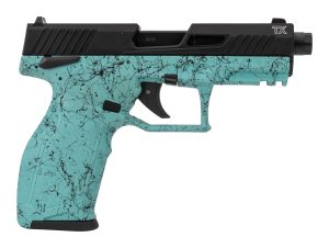 Taurus TX22 Gen2 .22 LR Semi-Auto Pistol - Cyan | 4" Threaded Barrel