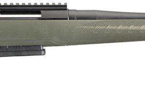 Ruger 26973 American Predator Full Size 6.5 Creedmoor 3+1 22" Matte Black Threaded Barrel, Matte Black Picatinny Rail Steel Receiver, Moss Green Fixed Synthetic Stock