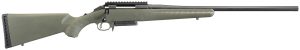 Ruger 26973 American Predator Full Size 6.5 Creedmoor 3+1 22" Matte Black Threaded Barrel, Matte Black Picatinny Rail Steel Receiver, Moss Green Fixed Synthetic Stock