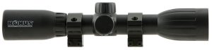 Konus 7350 KonusFire  Matte Black 4x32mm 1" Tube 30/30 Reticle Includes Mounting Rings