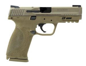Smith & Wesson LE 11767 M&P 9 M2.0 
9mm Luger Double 4.25" 17+1 FDE Interchangeable Backstrap Grip FDE Polymer Frame FDE Armornite Stainless Steel Slide
