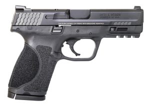 Smith & Wesson LE 12098 M&P 40 M2.0 Compact 40 Smith & Wesson (S&W) Double 4" NTS 13+1 Black Interchangeable Backstrap Grip Black Polymer Frame Black Armornite Stainless Steel Slide