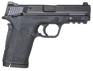 Smith & Wesson 11663 M&P Shield EZ Micro-Compact Frame 380 ACP 8+1, 3.67" Black Armornite Steel Barrel & Serrated Slide, Matte Black Polymer Frame w/Picatinny Rail, Thumb/Grip Safety, Ambidextrous