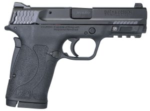 Smith & Wesson 180023 M&P Shield EZ 380 ACP 8+1 3.67" Barrel, Black Polymer Frame With Picatinny Acc. Rail, Black Armornite Stainless Steel Slide, Loaded Chamber Indicator, No Manual Safety