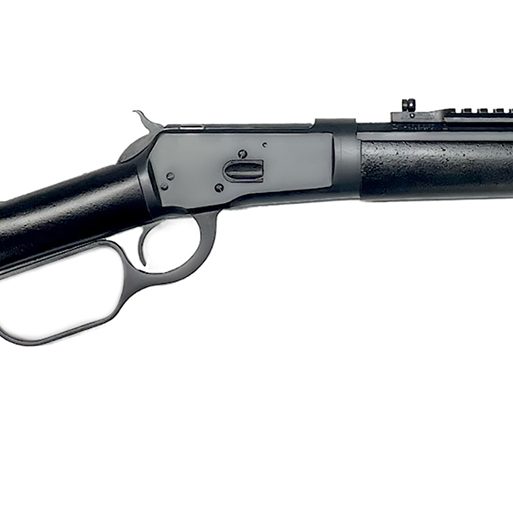Taylors & Company 220093 1892 Alaskan Take-Down 44 Rem Mag Caliber with 7+1 Capacity, 16" Barrel, Matte Black Metal Finish & SoftTouch Black Synthetic Stock Right Hand (Full Size)