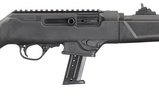 Ruger 19102 PC Carbine  9mm Luger 10+1 16.12" Black Fluted Threaded Barrel, Black Hard Coat Anodized Aluminum Receiver w/Picatinny Rail, Black Synthetic Stock, Right Hand
