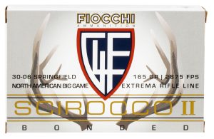 Fiocchi A3006SCA SCIROCCO BONDED Extrema 30-06Springfield 165gr Swift Scirocco II Bonded 20 Per Box/10 Case