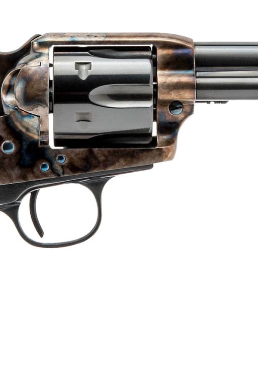 Cimarron MP410 Model P  45 Colt (Long Colt) 6 Shot 4.75" Blued Stainless Steel Barrel, Blued Cylinder, Color Case Hardened Steel Frame, Walnut Grip, Exposed Hammer