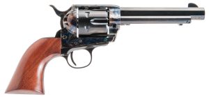 Cimarron PP411MALO El Malo Pre-War 1896-1940 45 Colt (LC) 6 Shot, 5.50" Blued Octagon Steel Barrel, Blued Cylinder, Color Case Hardened Steel Frame, Walnut Grip, Exposed Hammer