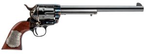 Cimarron CA558 Wyatt Earp Frontier Buntline Hollywood Series 45 Colt (LC) 6rd 10" Blued Steel Barrel & Cylinder Old Model Case Hardened Steel Frame with Walnut Grip