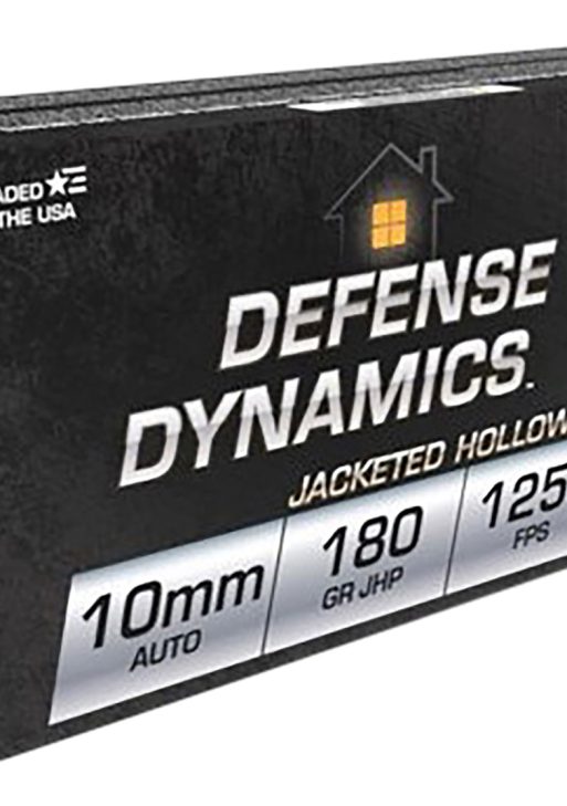 Fiocchi 10APHP Defense Dynamics  10mmAuto 180gr Jacketed Hollow Point 50 Per Box/10 Case