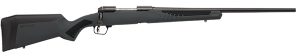Savage Arms 57173 110 Hunter Full Size 6.5 Creedmoor 4+1 24" Matte Black Button-Rifled Barrel, Matte Black Drilled & Tapped Carbon Steel Receiver, Adj AccuStock Matte Gray Synthetic Stock, Right Hand