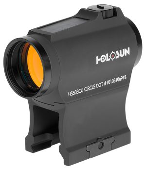 Holosun HS503CU 503  Black Anodized 1 x 20 mm 2 MOA Red Dot/65 MOA Circle Multi Reticle