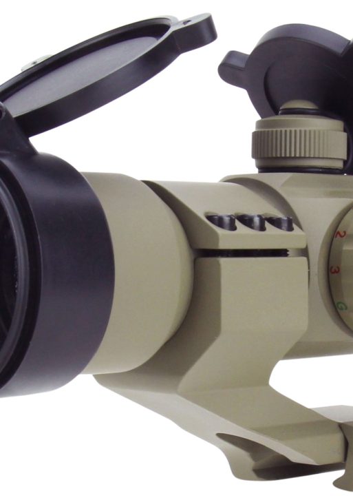 TacFire RD004T 1x30 Dual Illuminated Red/Green Dot Sight  Tan 1 x 30 mm 2 MOA Dot