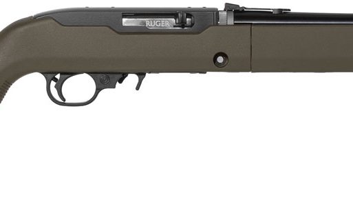 Ruger 31101 10/22 Takedown 22 LR 10+1 16.40" Threaded Barrel, Satin Blued Alloy Steel, Exclusive Magpul X-22 Backpacker OD Green Stock, Cross-Bolt Manual Safety, Includes 4 BX-1 Mags