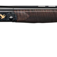 F.A.I.R. FRSLX600BL1228 SLX 600  Full Size 12 Gauge Break Open 3" 2rd 28" Black Over/Under Vent Rib Barrel, Black Stainless Steel Engraved Receiver, Fixed Walnut Stock, Right Hand
