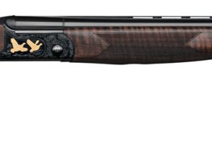F.A.I.R. FRSLX600BL1228 SLX 600  Full Size 12 Gauge Break Open 3" 2rd 28" Black Over/Under Vent Rib Barrel, Black Stainless Steel Engraved Receiver, Fixed Walnut Stock, Right Hand