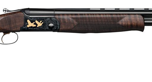 F.A.I.R. FRSLX600BL1228 SLX 600  Full Size 12 Gauge Break Open 3" 2rd 28" Black Over/Under Vent Rib Barrel, Black Stainless Steel Engraved Receiver, Fixed Walnut Stock, Right Hand