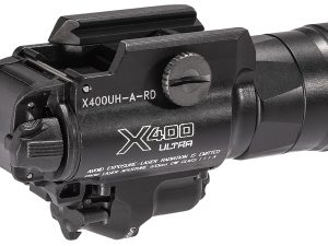 SureFire X400UHARD X400UH-A-RD Ultra Masterfire Black Anodized 1000 Lumens White LED/Red Laser
