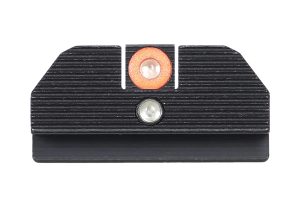 Night Fision GLK001015OGZ Student Of The Gun Accur8 For Glock  Green Tritium Orange Outline Front Sight-Green Tritium Black Outline Rear Sight Glock 17/17L/19