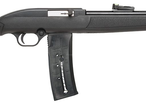 Mossberg 37073 702 Plinkster Full Size 22 LR 25+1 18" Blued Steel Barrel, Blued 3/8" Dovetail Receiver, Black Fixed Synthetic Stock, Right Hand