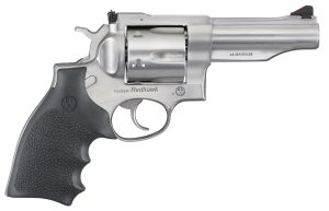 Ruger 5044 Redhawk  44 Special/44 Rem Mag 6rd, 4.20" Satin Stainless Steel Barrel, Dual Chambered Satin Stainless Cylinder, Satin Stainless Steel Frame, Hardwood Grip, Exposed Hammer