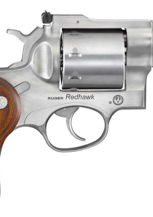 Ruger 5051 Redhawk  357 Mag/38 Special 8rd 2.75" Satin Stainless Steel Barrel, Cylinder & Frame, Hardwood Grip