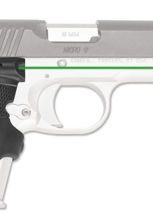 Crimson Trace 0156201 Lasergrips  Fits Kimber Micro 9, Green Laser Black Polymer