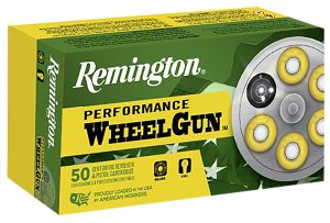 Remington Ammunition 22281 Performance WheelGun  38Special 158gr Lead Round Nose 50 Per Box/10 Case
