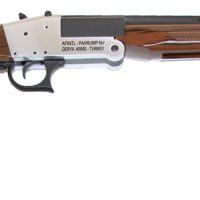 Rock Island TK104 Traditional Single Shot 410 Gauge with 20" Black Parkerized Barrel, 3" Chamber, 1rd Capacity, Silver Anodized Metal Finish & Woodgrain Finish Synthetic Stock Right Hand (Full Size)