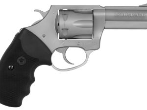 Charter Arms 73802 Pitbull  Large 380 ACP 6 Shot 3" Stainless Steel Barrel & Cylinder, Anodized Aluminum Frame w/Black Finger Grooved Rubber Grip