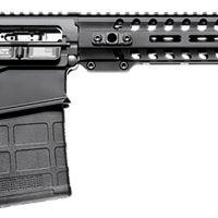 Patriot Ordnance Factory 01581 Revolution  308 Win,7.62x51mm NATO 16.50" 20+1 Black Hard Coat Anodized 6 Position MFT BMS Minimalist Stock