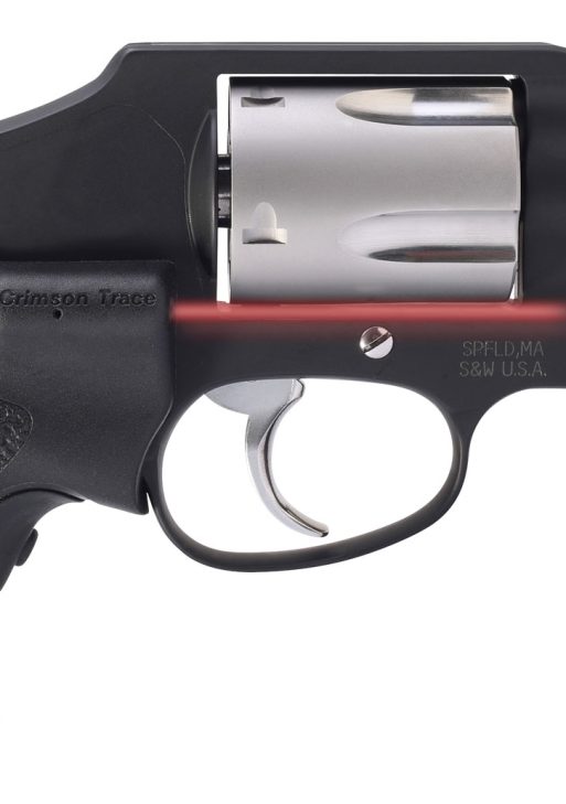 Smith & Wesson 12643 Performance Center Model 442 38 S&W Spl +P 5rd 1.88" Black Stainless Steel Barrel, Black Fluted Cylinder, Matte Black Aluminum Black Frame with Black Crimson Trace Lasergrip