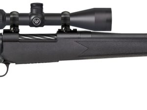 Mossberg 28052 Patriot  22-250 Rem Caliber with 5+1 Capacity, 22" Fluted Barrel, Matte Blued Metal Finish & Black Synthetic Stock Right Hand (Full Size) Includes Vortex Crossfire II 3-9x40mm Scope