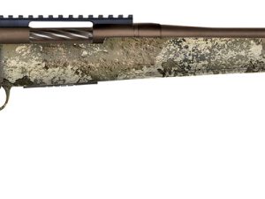 Mossberg 28074 Patriot Predator 22-250 Rem Caliber with 5+1 Capacity, 22" Threaded/Fluted Barrel, Patriot Brown Cerakote Metal Finish & TrueTimber Strata Synthetic Stock Right Hand (Full Size)