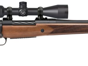Mossberg 27941 Patriot  270 Win Caliber with 5+1 Capacity, 22" Fluted Barrel, Matte Blued Metal Finish & Walnut Stock Right Hand (Full Size) Includes Vortex Crossfire II 3-9x40mm Scope