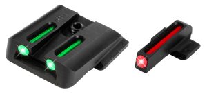TruGlo TG131MP1 Fiber-Optic  Red/Fiber Optic Front Sight-Green/Fiber Optic Rear Sight Smith & Wesson M&P EZ 380