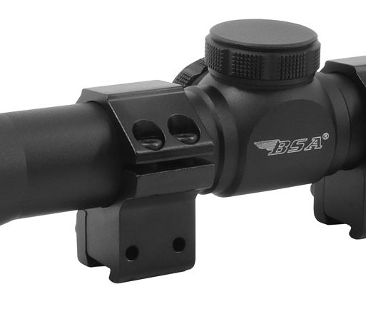 BSA AIR4X32AOTB Outlook  Matte Black 4x32mm AO 1" Tube Mil-Dot Reticle