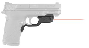 Crimson Trace 0198701 Laserguard  Fits S&W M&P 22/380EZ Shield/9EZ Shield, Red Laser Black Polymer
