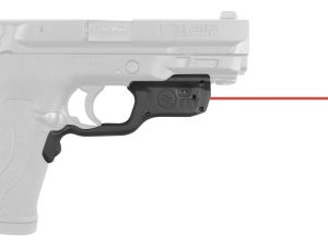 Crimson Trace 0198701 Laserguard  Fits S&W M&P 22/380EZ Shield/9EZ Shield, Red Laser Black Polymer