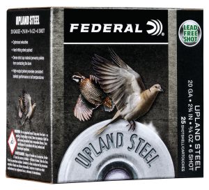 Federal USH206 Upland Field & Range 20Gauge 2.75" 3/4oz 6Shot 25 Per Box/10 Case