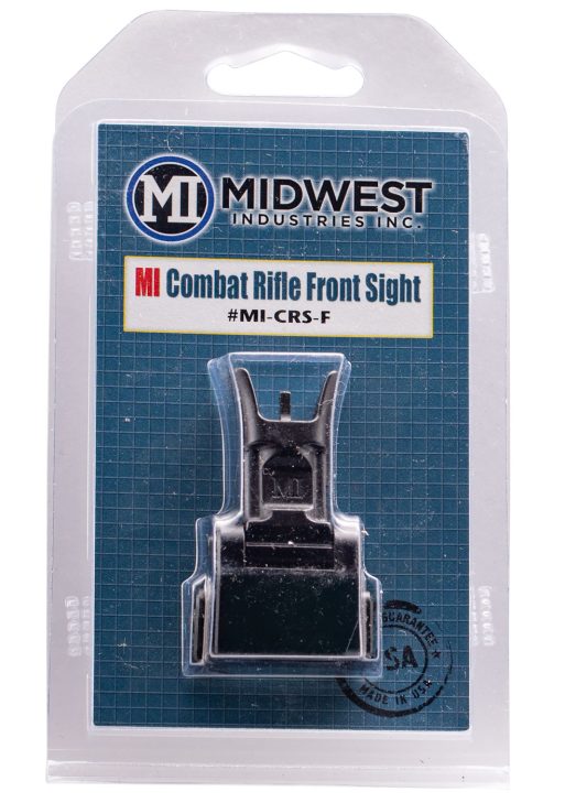 Midwest Industries MICRSF Combat Rifle Flip Front Sight  Black for AR-15, M16, M4