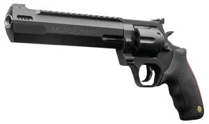 Taurus 2440081RH-DLX Raging Hunter  44 Rem Mag 5rd 8.37" Matte Black Oxide Cylinder Matte Black Aluminum Black Rubber with Integrated Red Cushion Insert  Grip Includes Case
