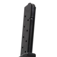Iver Johnson Arms IJ1911DRUM45 1911  28rd Drum 45 ACP Black Metal w/Polymer Floor Plate